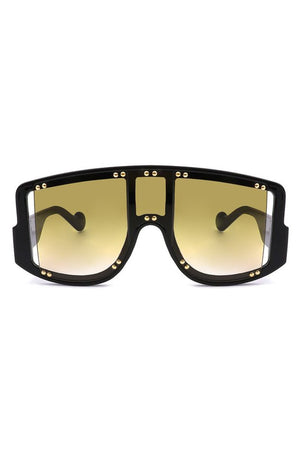 Open image in slideshow, Square Oversize Shield Fashion Visor Sunglasses
